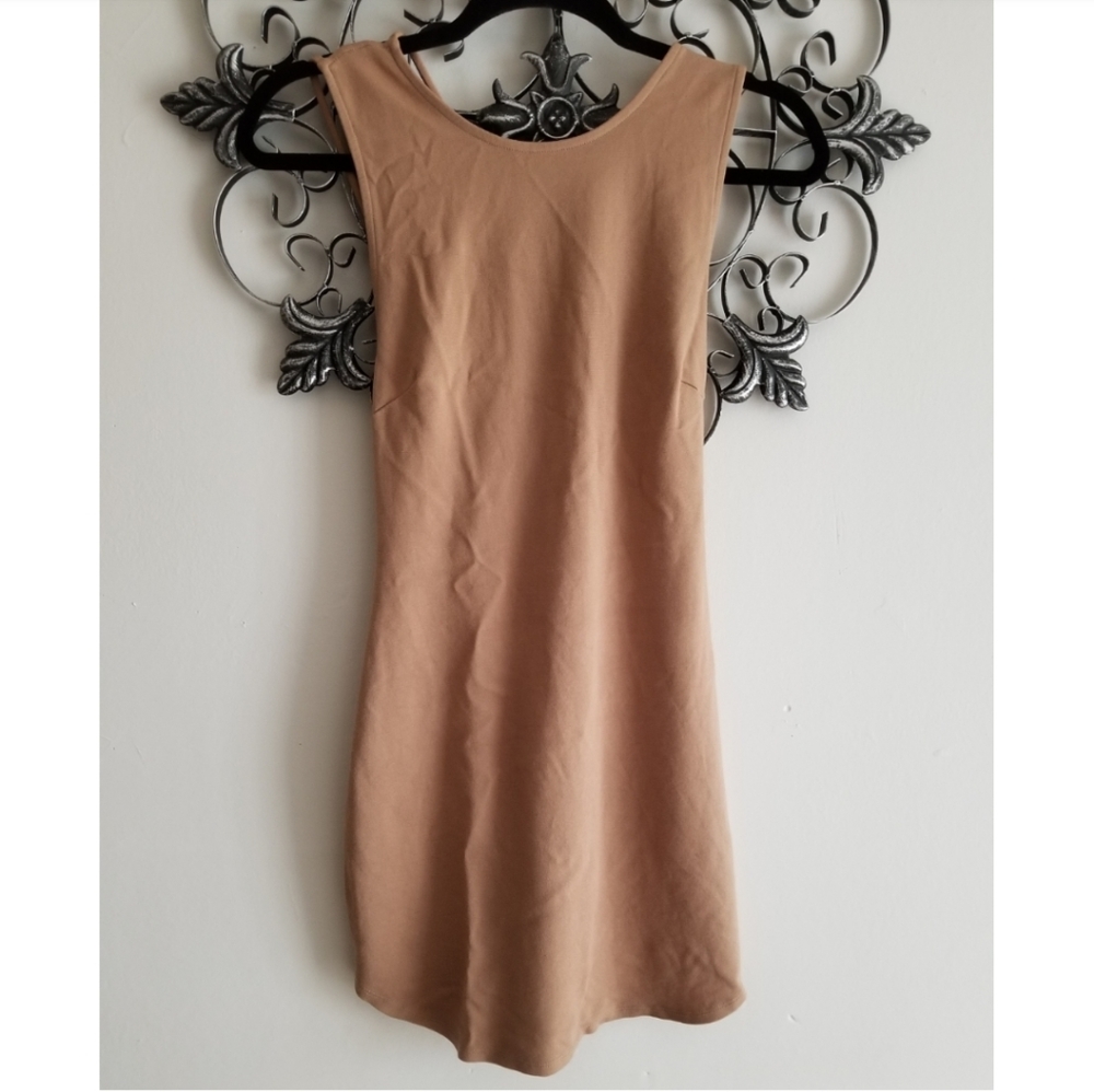 Windsor Taupe Bodycon Dress - Picture 2 of 8